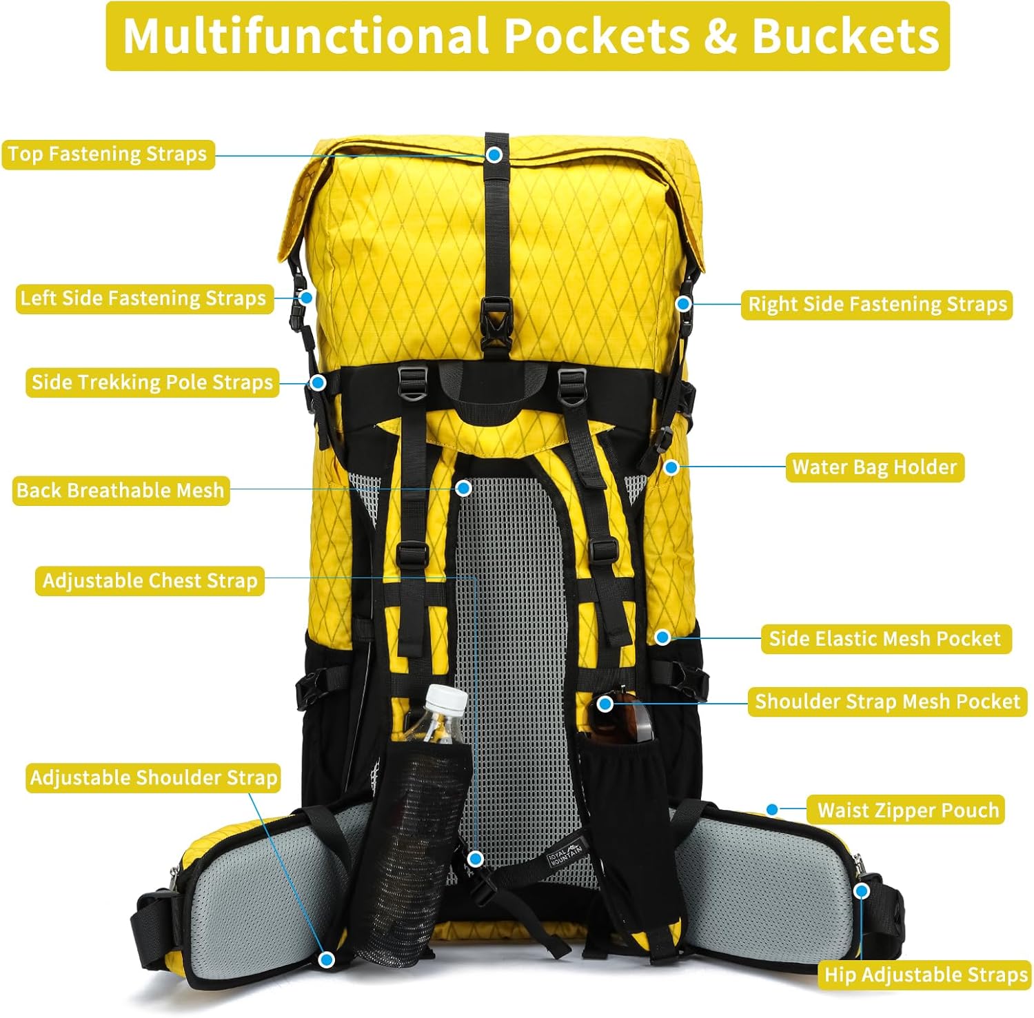 40L–50L Hiking Backpack