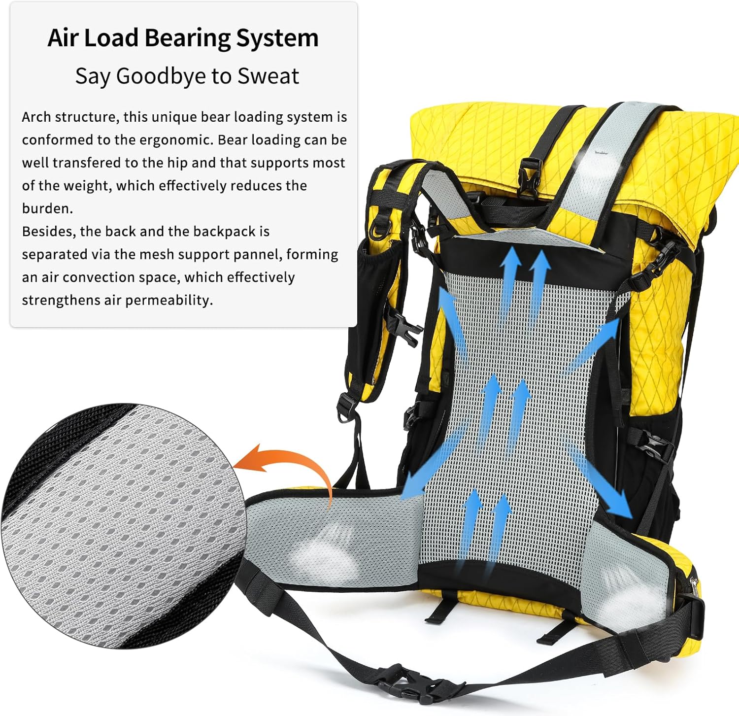 40L–50L Hiking Backpack
