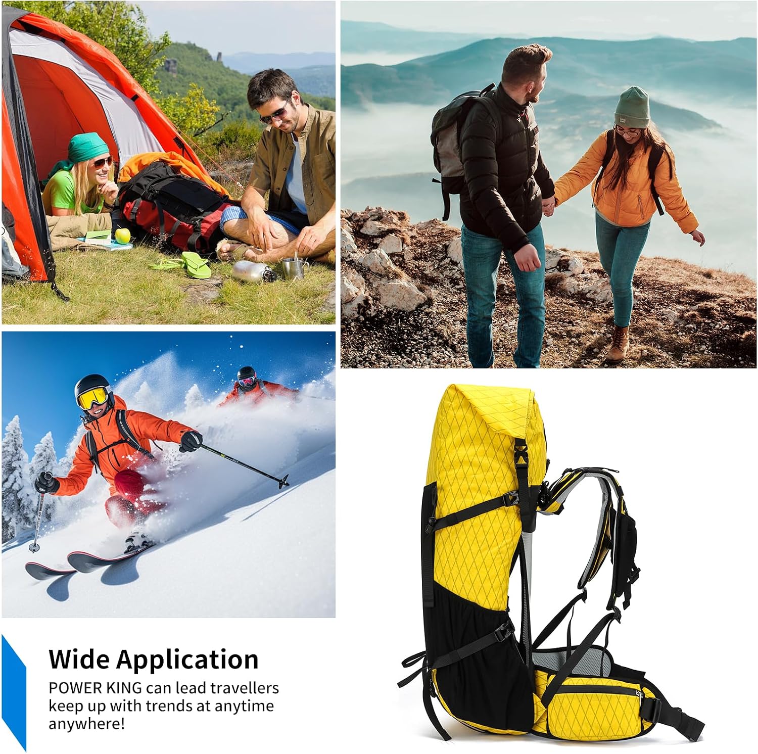 40L–50L Hiking Backpack