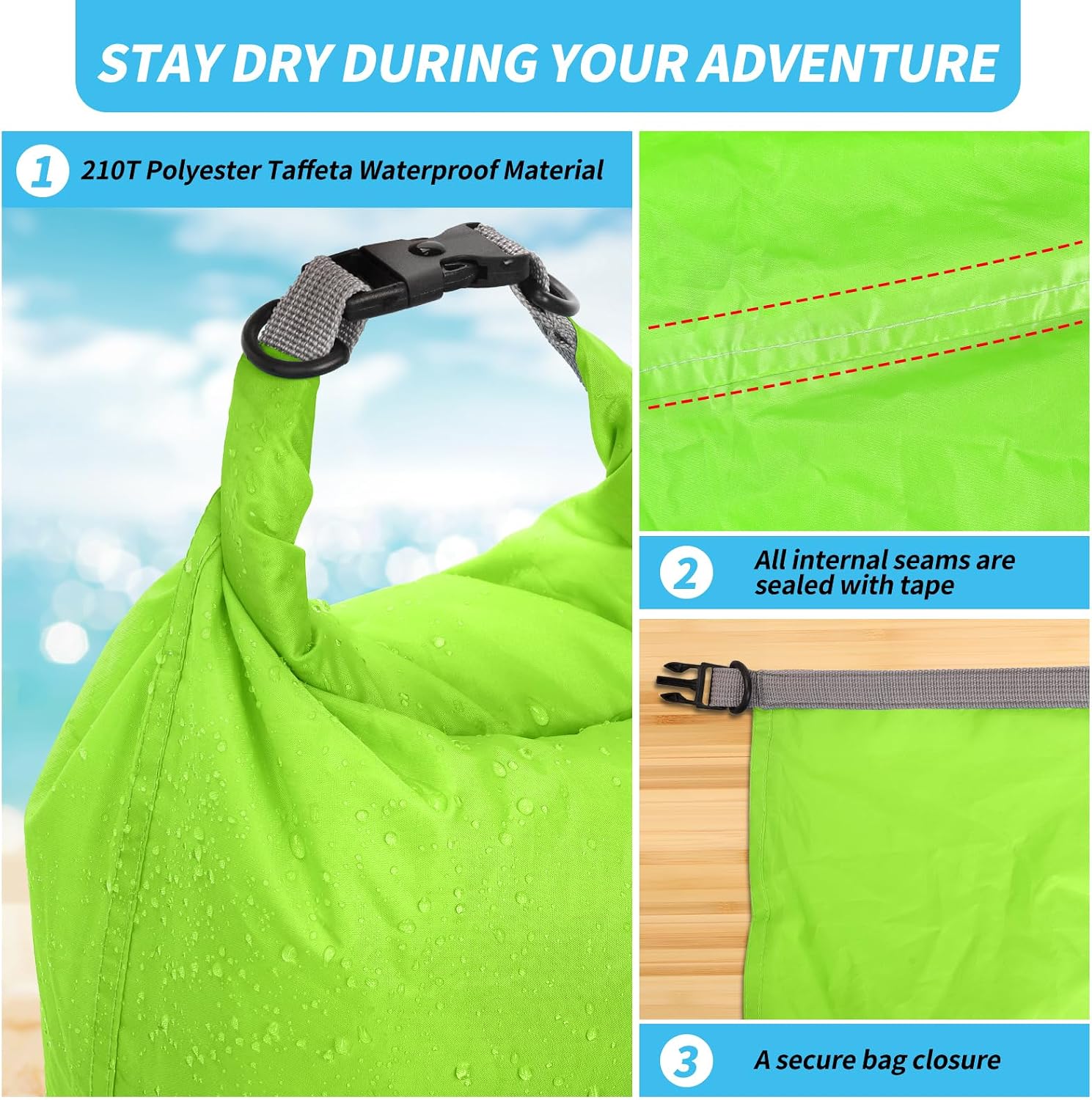 Waterproof Dry Bag Set