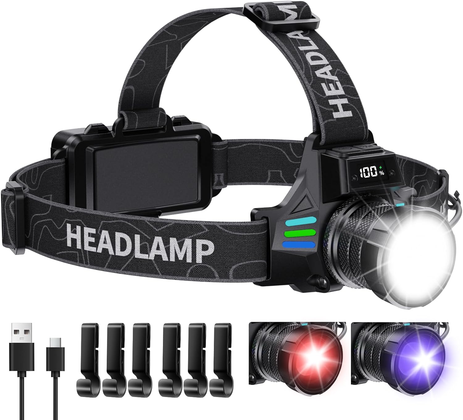 OMALIGHT Rechargeable LED Headlamp