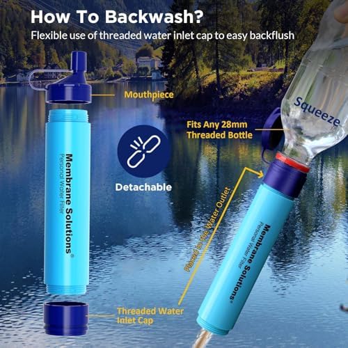 Membrane Solutions Filtered Water Bottle