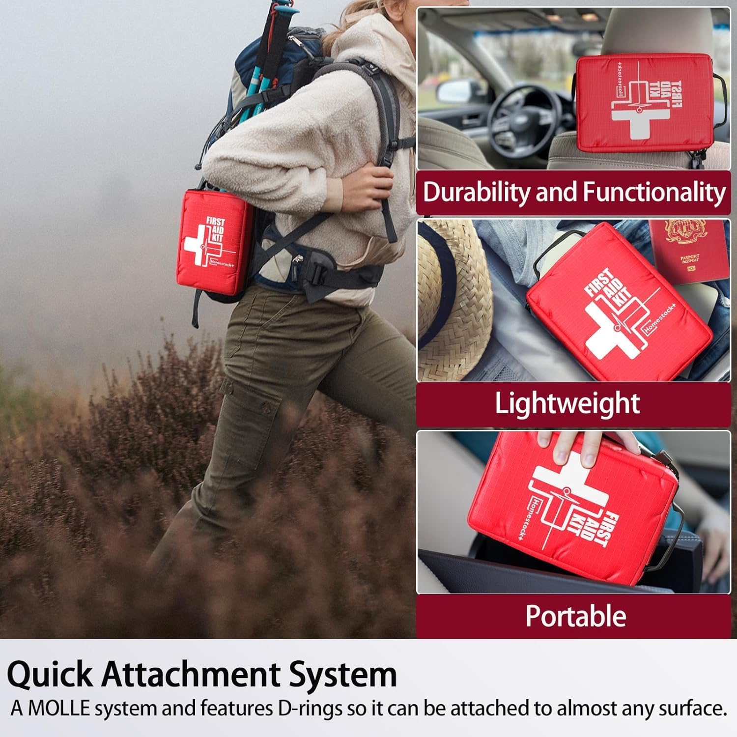Compact Emergency First Aid Kit